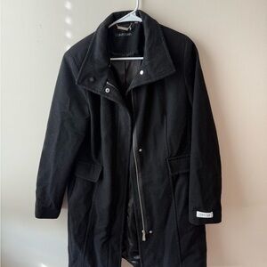 Calvin Klein Men's Black Trench Coat